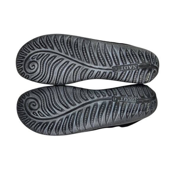 Naot Nuku Shoes Size 41 Black Slip On Vegan Knit US 10 10.5 - Picture 4 of 8